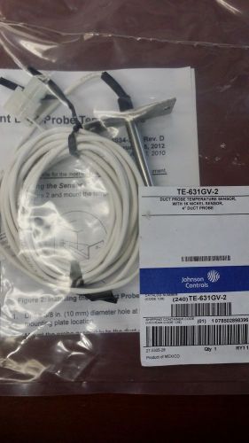 Johnson control te-631gv-2 temperature sensor nickel 1k ohm, flange 4&#034;, metal for sale