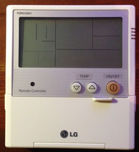 Lg wired thermostat pqrcusa1 for mini-split heat pump for sale