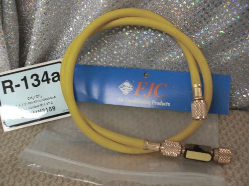 R134a, hose,  fjc, charging hose, ball valve w/valve core depressor  x  36&#034; hose for sale