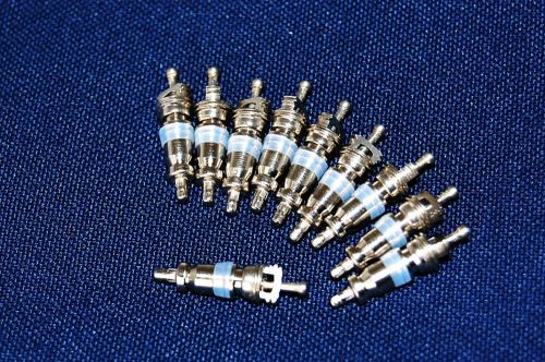 Lot 10 replacement:schrader valve core compatible r22 r410a r12 r404a r407c+hvac for sale