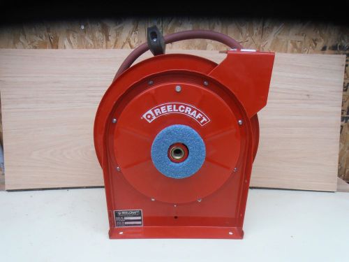 Reelcraft retractable air hose reel w/30 ft. 3/8 in. hose. Used- good condition