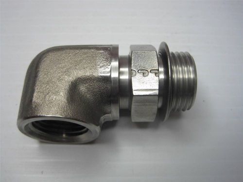8112 parker hannifin elbow 10-1/2 aoeg-ss stainless new hydraulic free ship usa for sale