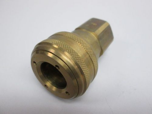 New coilhose 304a qd pneumatic hose coupler fitting 3/4in npt brass d245063 for sale