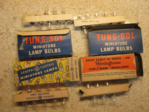 Lot Of Miniature Light Bulbs Lamps GE / Westinghouse / Tung-Sol