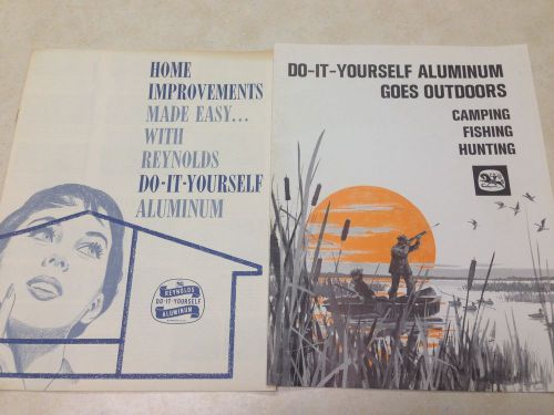 2 Vintage Reynolds Aluminum Do-It-Yourself Catalogs