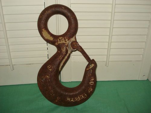 Vintage heavy metal crosby hoist/hook spring lock #500 320n usa for sale