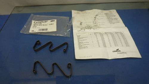Campbell # 650-0166,Spring Kit,Used On Merrill 21 MK,1 Ton, Plate Clamp (NEW)