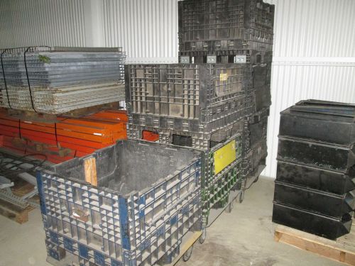 (1) Stackable Container Storage Bin.30&#034;x32&#034;x18&#034; Inside Height -Used -AM13463E