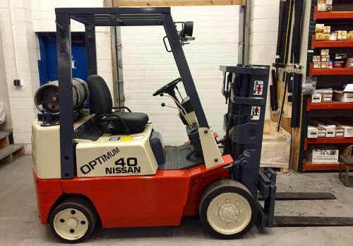4000 lbs nissan optimum 40   forklift lp gas. looks great! must see! for sale