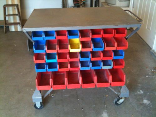 Akro-mils - mobile bin cart &amp; work table for sale