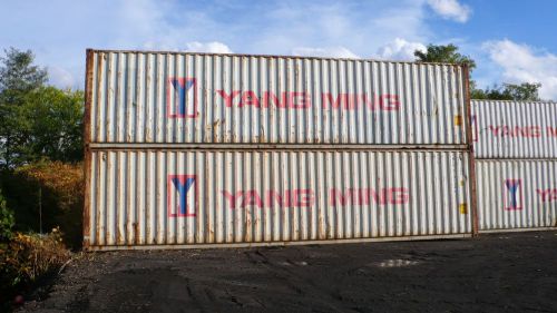 Used 40&#039; High Cube Steel Storage Container Shipping Cargo Conex Seabox 9&#039;6&#034; HIGH