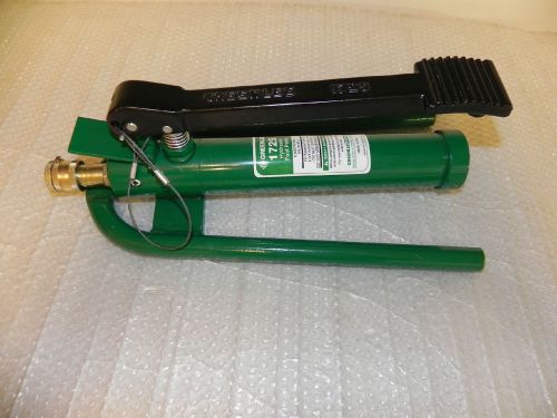 New greenlee 1725 hydraulic foot pump never been used. for sale