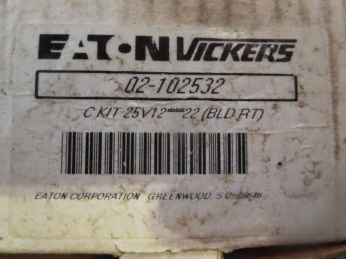 NIB Eaton Vickers Hydraulic Cartridge Kit 02-102532 CKit 25V12***22(BLD RT)