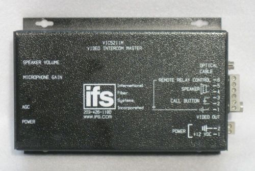 IFS International Fiber Systems Video Intercom Remote VIC 5211M