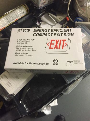 Brand New Tcp Energy Efficient Exit Sign.
