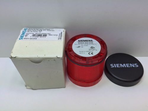 NEW! SIEMENS RED LED STACK LIGHT 8WD4420-5AB 8WD44205AB 24V AC/DC