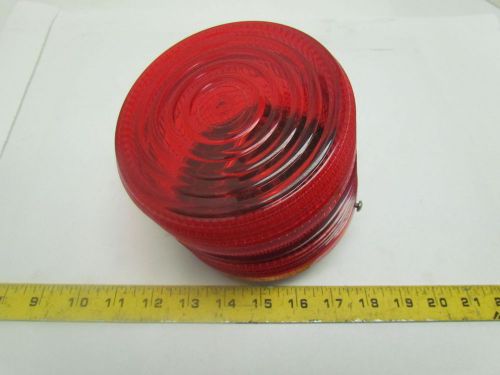 Federal signal 141st electraflash red strobe warning light 120vac ser a3 for sale
