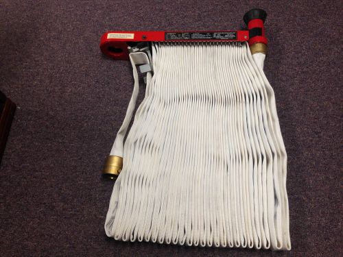 NEW FIGGIE FIRE PROTECTION SYSTEMS FIRS HOSE AND RACK! 1-1/2&#034; 100 FT! FREE S&amp;H!