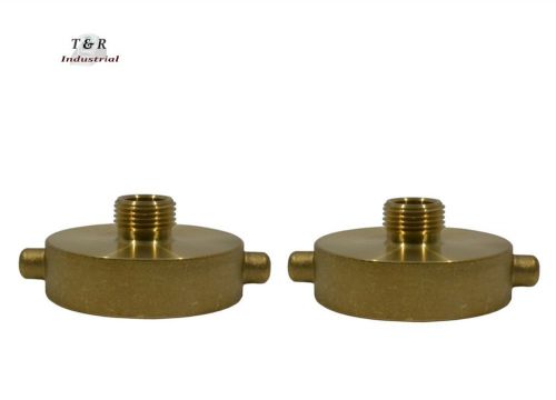 2-pk fire hydrant adapter 2-1/2&#034; nst(f) x 3/4&#034; ghf for sale