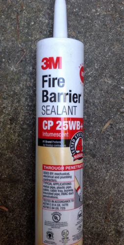 3M CP 25WB+ Fire Barrier Sealant,10.5 oz,Red-Brown,Intumescent 4 hr Fire Rating