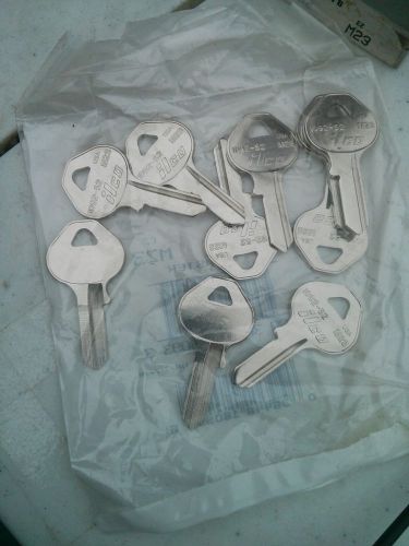 Ilco key blanks 1092-52  M23 fits Master lock lot of 10