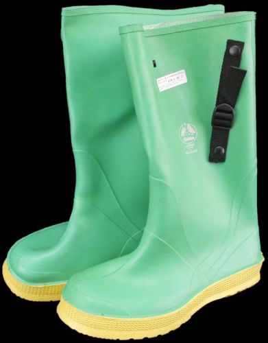 Bata hazmax 17&#034; size 12 chemical strapper rubber pvc overboot boots z41-pt99 for sale