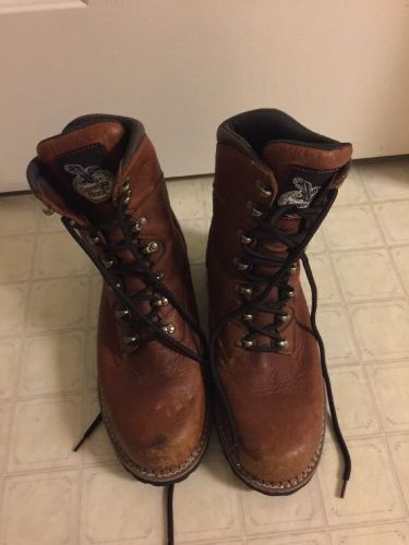 Georgia boot g8188-work boots, mens, brown, size 9-1/2 for sale