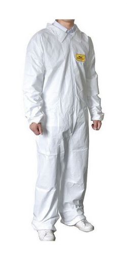 Condor MP Polyethylene White Coverall, Elastic, 3XL, 25-Pack