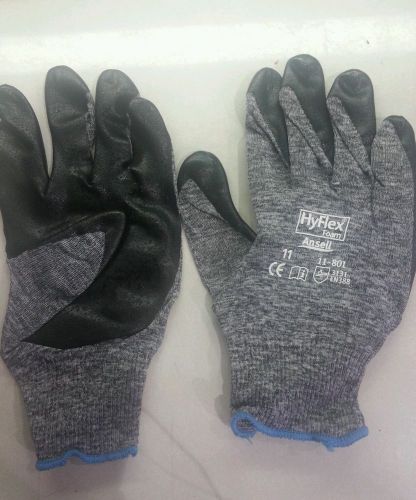 Ansell Hyflex Foam Work Gloves 11-801 (sz:11) 12 gloves per package