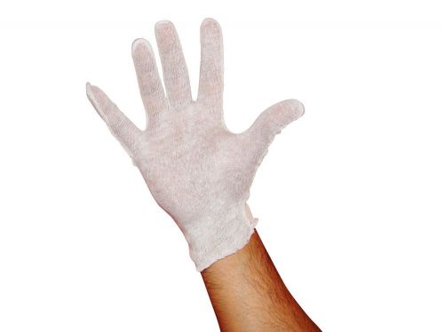 Ci200 - 12 pairs womens / mens white cotton inspection gloves stamp collecting for sale