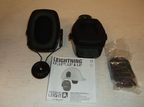 Leightning l3h noise blocking cap mounted earmuffs for sale