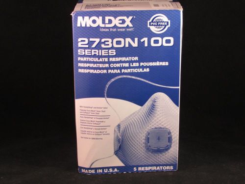 Moldex 2730 N100 Respirators, Medium/Large, Box of 5 Masks