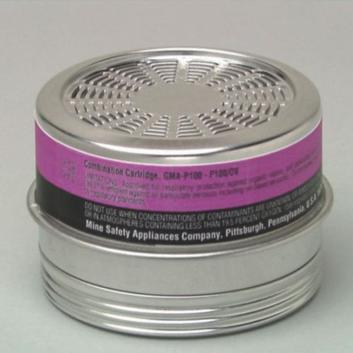 Msa comfo® respirator cartridges - gma-p100 twin respirator for sale