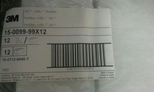 3M ADFLO PRE-FILTER 15-0088-99X12..This is for (2) kits that include (2) each.