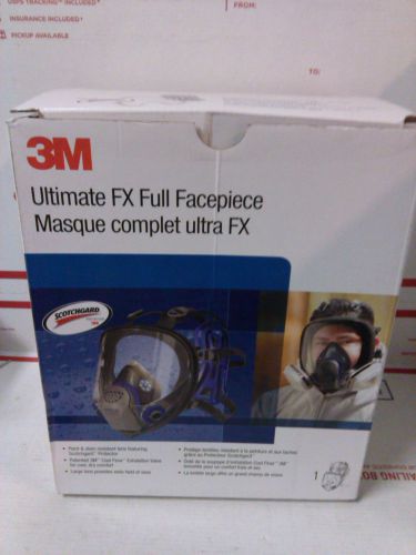 3m ultimate fx full facepiece reusable respirator ff-401 small new for sale