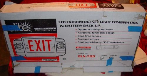 Elite combo emergency 15 led inside  exit 2 spot lamps for sale