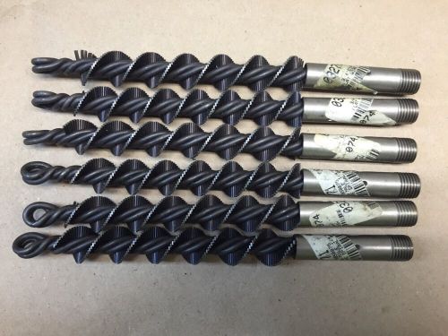 *new* hvac - 3/4 dia male 1/4 npt flat wire spiral brush 03276771 abrasive for sale
