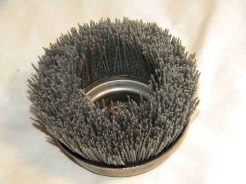 Osborn 4&#034; 80 grit abrasive brush 32137 krofil - e cup for sale