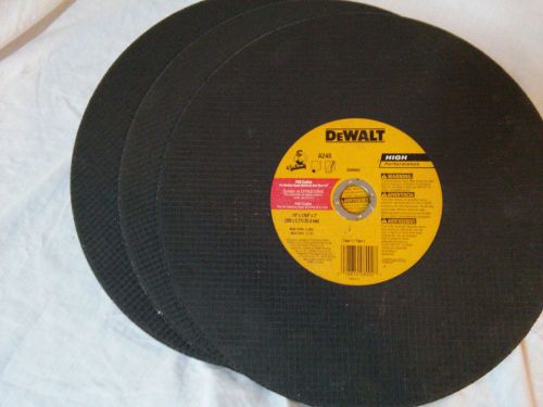 DeWalt DW8003 14&#034; x 7/64&#034; x 1&#034; Stud Cutter Chop Saw Wheel (pack of 3)