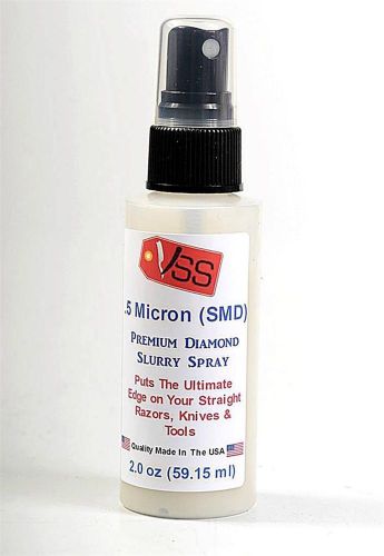 .5 Micron SMD Diamond Honing Stropping Spray Straight Razors Knives USA Made 2oz