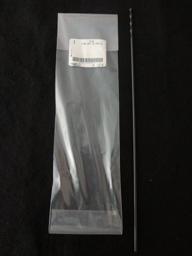 9/64 x 12&#034;OAL HS Aircraft Ext Drill Bit Straight Shank Made in USA-NEW-Pack of 1