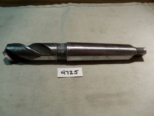 (#4725) Used Machinist 7/8 Inch American Made Stubby Morse Taper Shank Drill