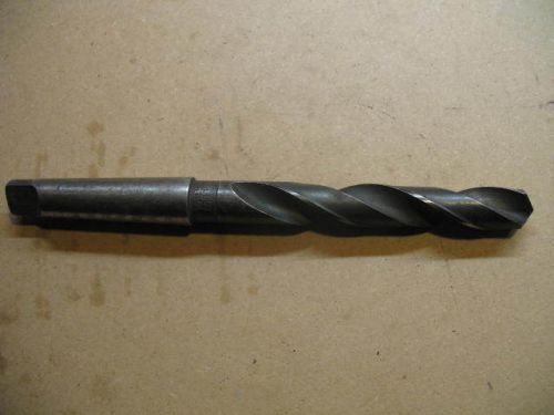 Used 53/64&#034; 3mt taper shank drill hss high speed great deal morris drillbit for sale
