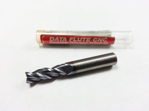 11/32&#034; Data Flute Solid Carbide .020CR TiCN 3 FL End Mill M744