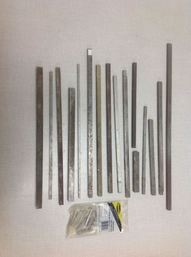 Key stock machine shaft. machinist large lot! 33 pieces! keyway motor, speeco for sale
