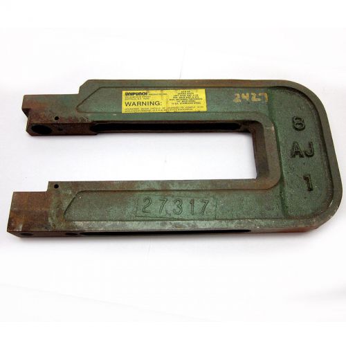 Unipunch 8aj-1p-lpd c-frame punch tool base unit aj 1&#034; for sale