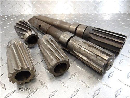 Lot of 5 hss shell reamers 11/16&#034; to 1-3/4&#034; with 1&#034; bore and two 3mt arbores for sale