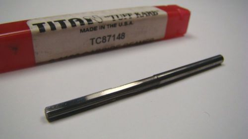 TITAN Carbide Reamer 0.1190&#034; 4FL Straight 5/8&#034; x 2-1/4&#034; TC87148 [1929]