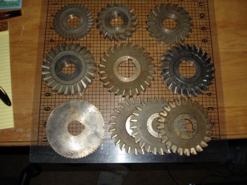10pc slot cutting saw lot for sale
