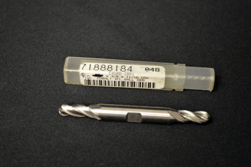 Made in usa brand ball end mill hss / double end / 4 flute / 9/32 x 3/8 for sale